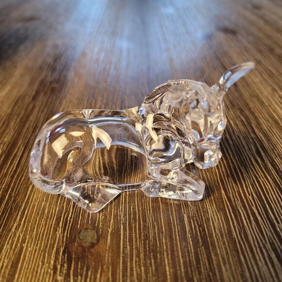 Vintage Cristal D'Arques Christmas Holy Nativity Scene 5 Piece 24% Lead Crystal - Picture 8 of 8